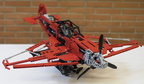 Red lego airplane