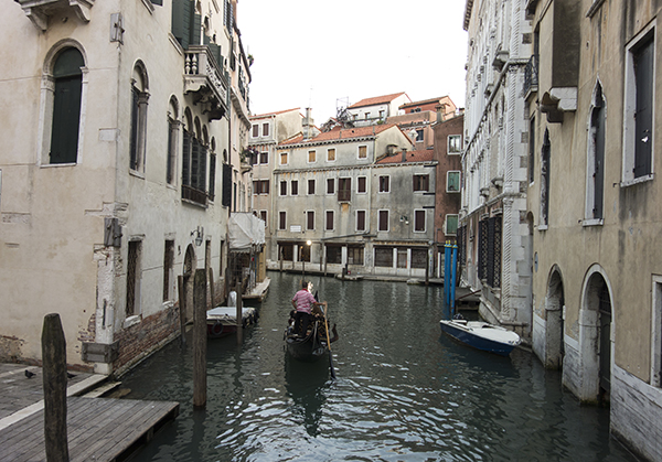 Gondolier in Venice